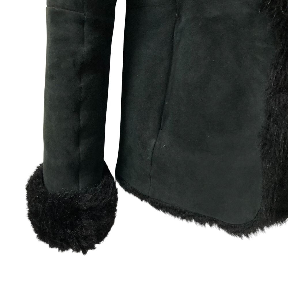 美品 DKNY ダナキャランニューヨーク ムートンジャケット コート