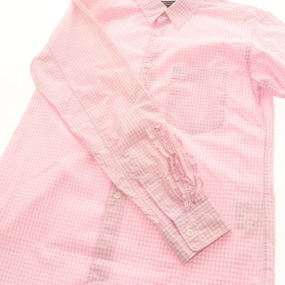 コムデギャルソンオムプリュス ピンクステッチコットンドレスシャツ 楽天市場】コムデギャルソンオムプリュス ピンクの通販