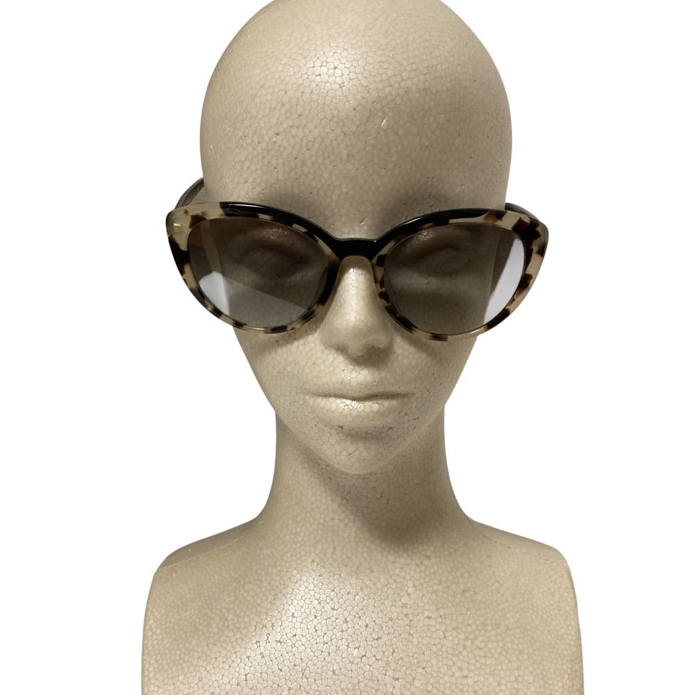 美品 Prada プラダ べっ甲柄 サングラス SPR02V-F ブラック レディース