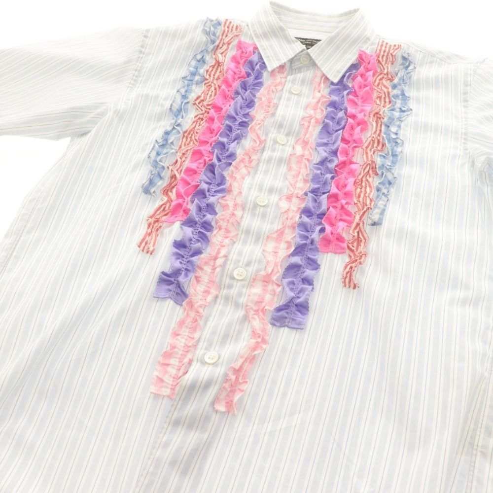 □ コムデギャルソンオムプリュス シャツ 半袖 トップス フリル