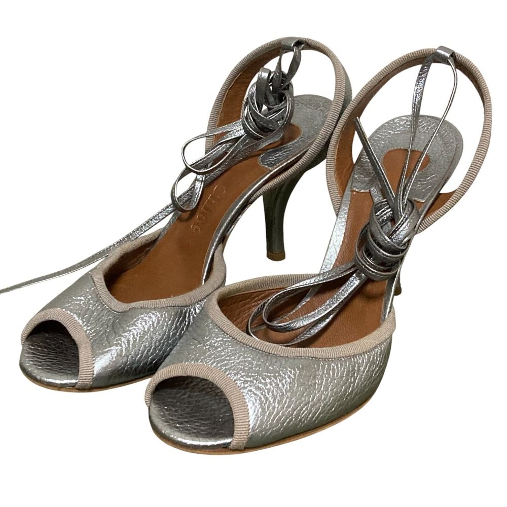 み［クロエ］ アンクルストラップサンダル 美品 Chloé クロエ アンクルストラップ サンダル サイズ37 約24cm