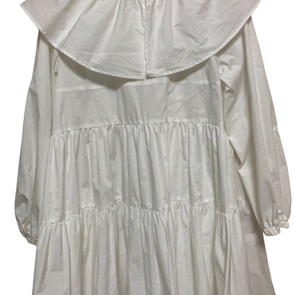 良品 yori ヨリ フリルカラー ティアード ロングリーブ ブラウス