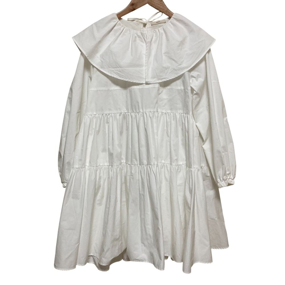 良品 yori ヨリ フリルカラー ティアード ロングリーブ ブラウス