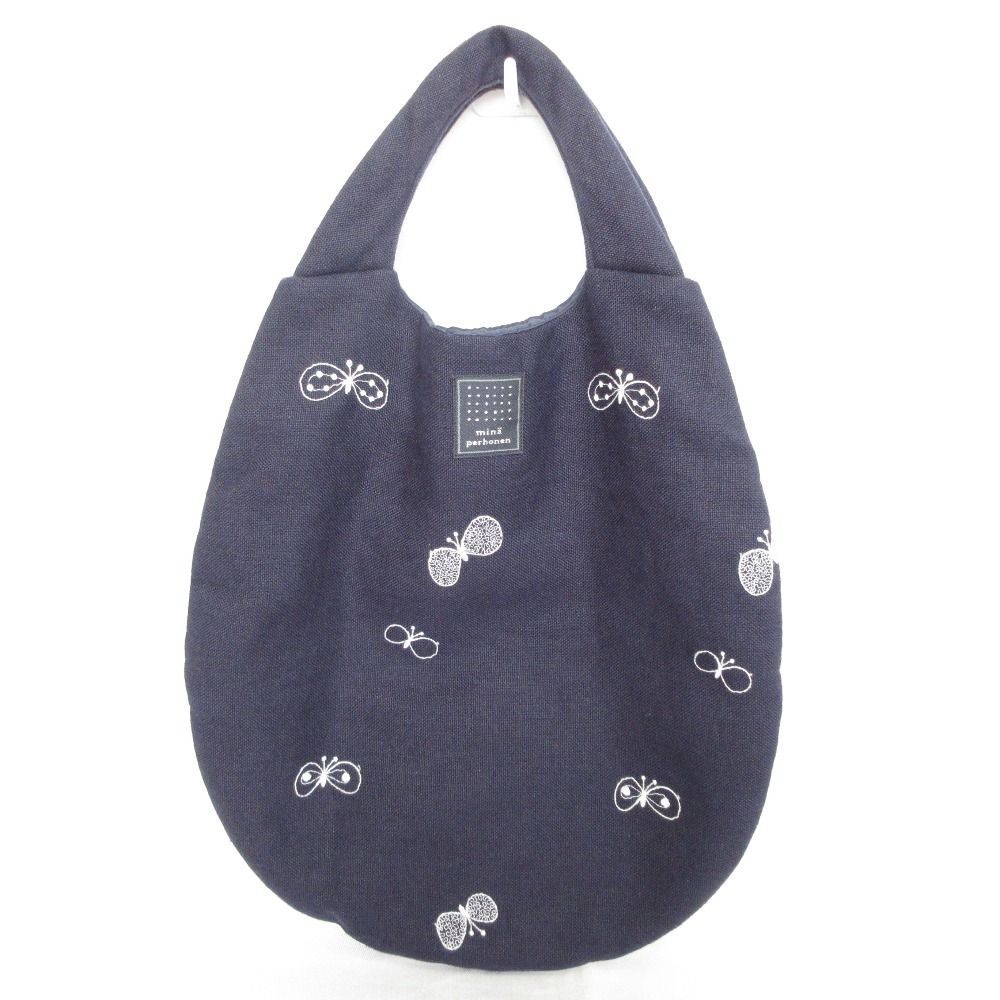 新品同様 mima perhonen ミナペルホネン choucho エッグバッグ