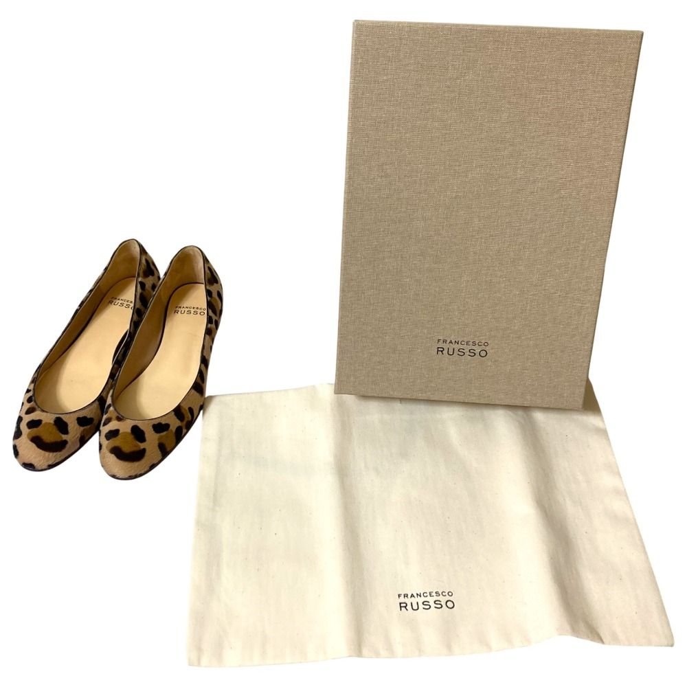 美品 24SS FRANCESCO RUSSO フランチェスコルッソ レオパードハラコ