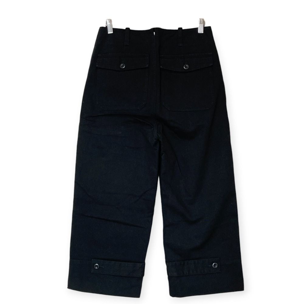 MHL. マーガレット・ハウエル　ワイドパンツ 黒 M 2 美品 MHL. エムエイチエル マーガレットハウエル SOFT COTTON TWILL