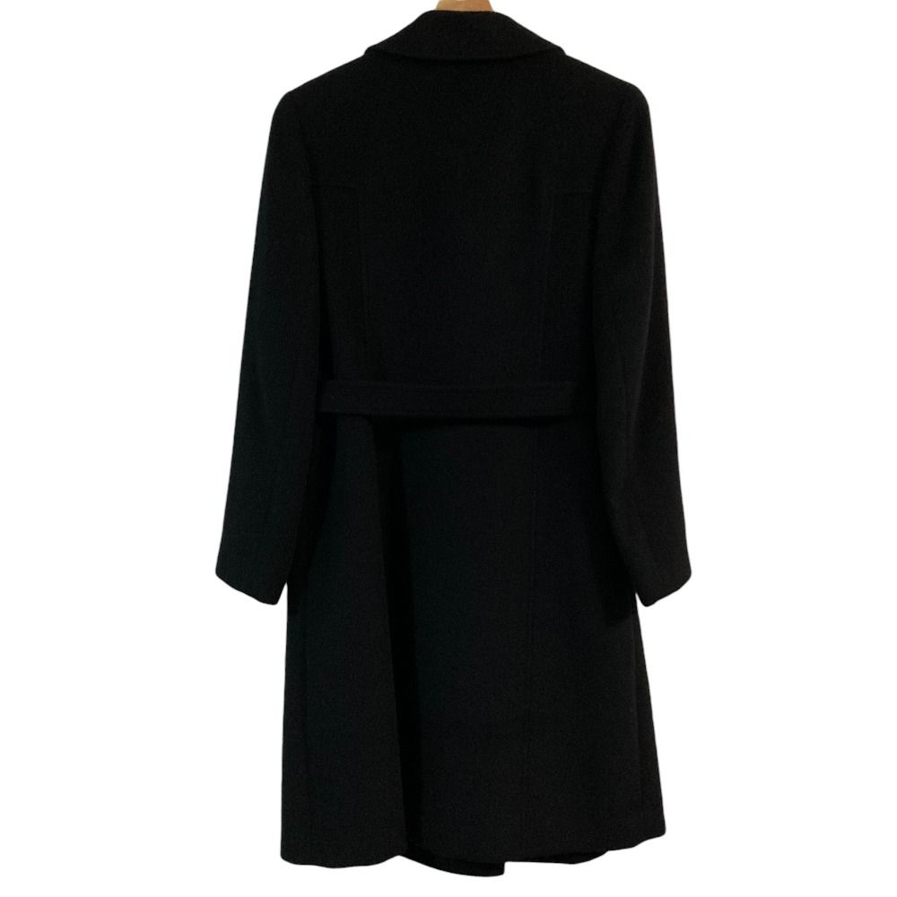 美品 Courreges クレージュ ダブルブレスト アンゴラ ロングコート