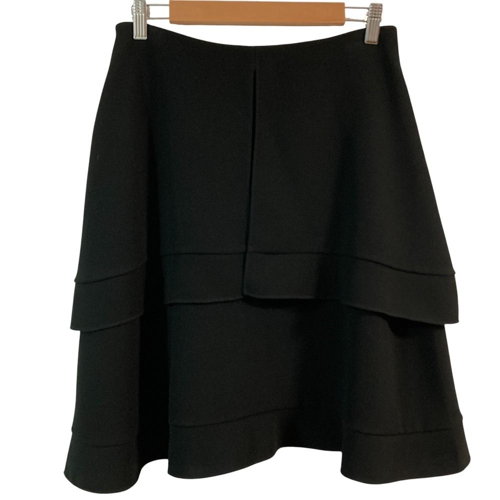 美品 Chloé クロエ ティアードスカート サイズ36 ブラック レディース