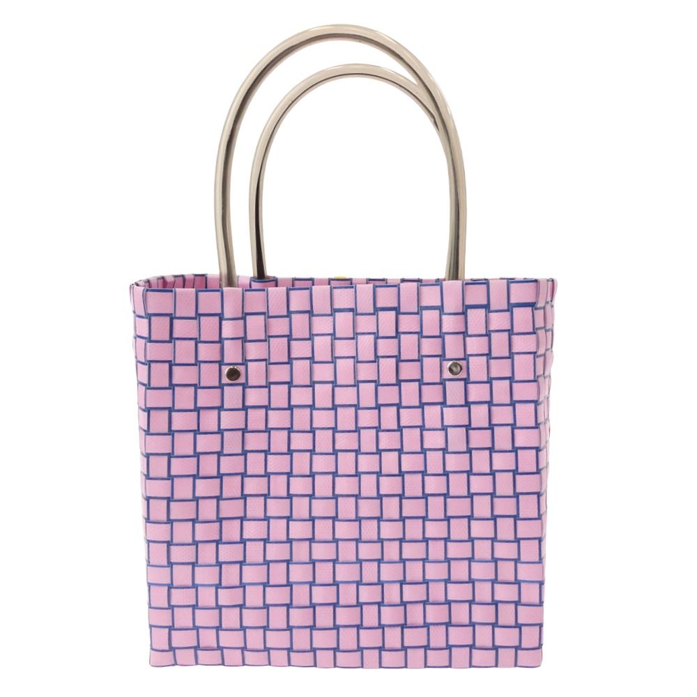 MARNI マルニ かごバッグ ハンドバッグ ピンク系 マルチカラー系【中古
