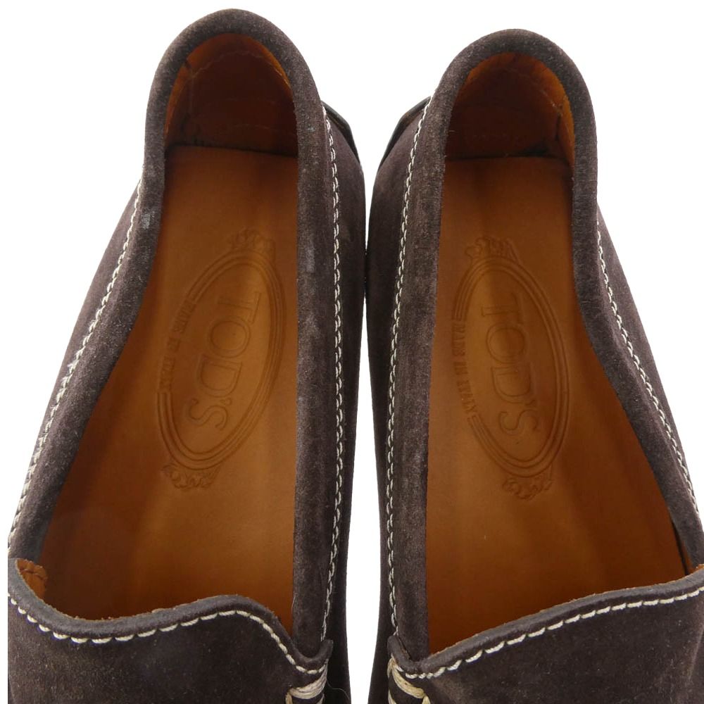 TOD'S トッズ スエード スリッポン ローファー ドライビング シューズ
