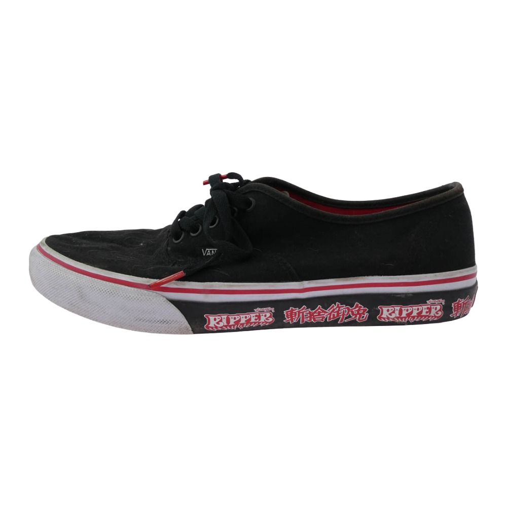 リッパーマガジンVANSバンズ切捨御免ファイヤーパターンオーセンティックUS11 VANS バンズ ×RIPPER MAGAZINE Authentic×リッパーマガジン