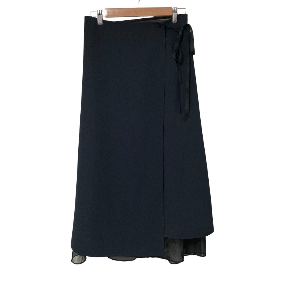 美品 25SS L'Appartement アパルトモン WRAP SKIRT with ORGANDY