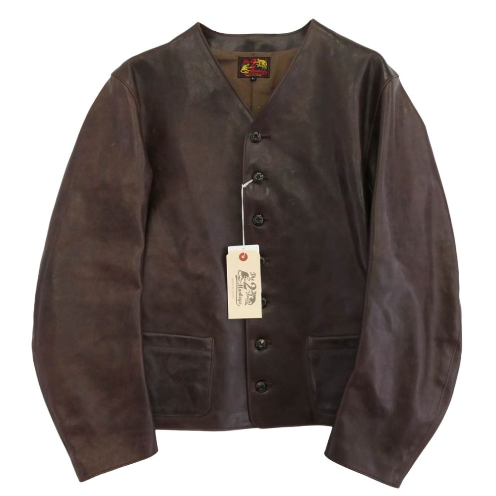 JELADO ジェラード TM83434 The 2 Monkeys Leather Waistcoat ホース