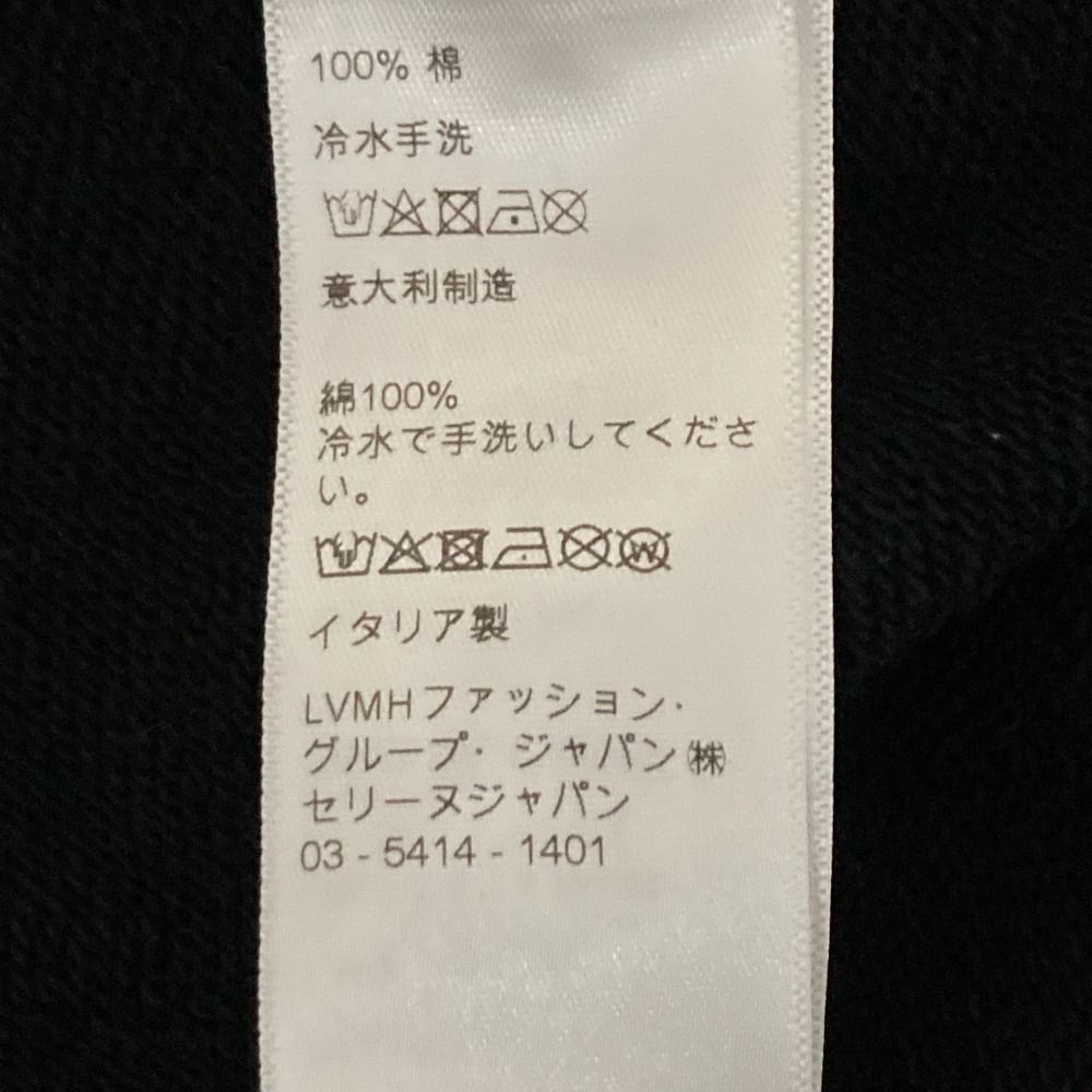 セリーヌバイエディスリマン サイズ:L  2Y321052H ロゴプリントプルオーバーパーカー 中古 SS13 良品 CELINE セリーヌ by エディスリマン ロゴプリント プルオーバー