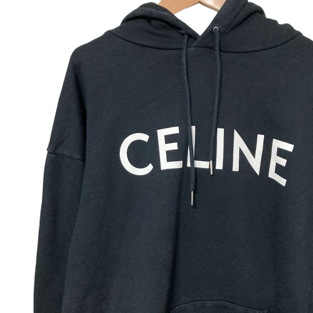 CELINE エディスリマン　トリオンフロゴパーカー 良品 CELINE セリーヌ by エディスリマン ロゴプリント プルオーバー
