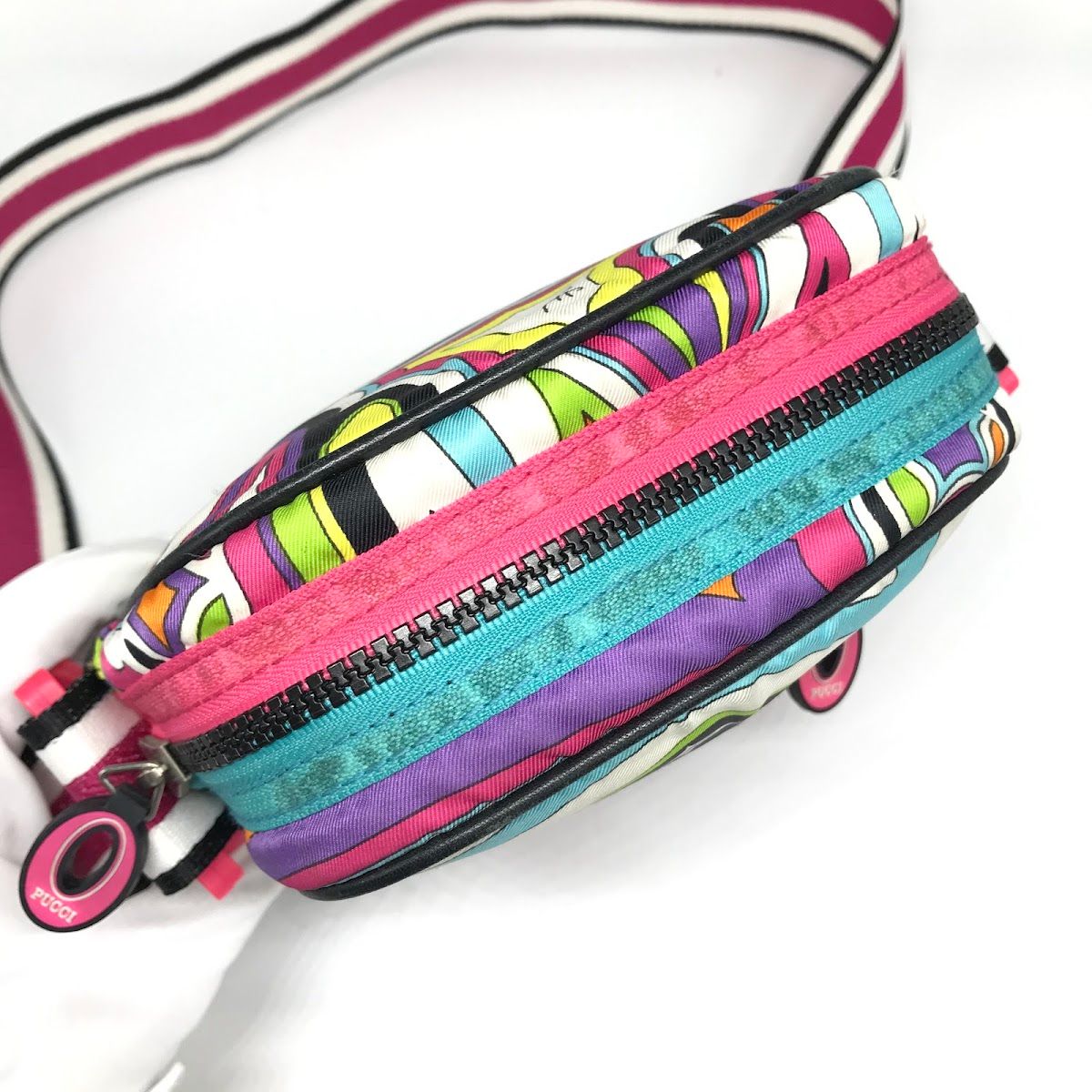 倉吉店】 中古 Emilio Pucci | エミリオプッチ ショルダーバッグ 総柄