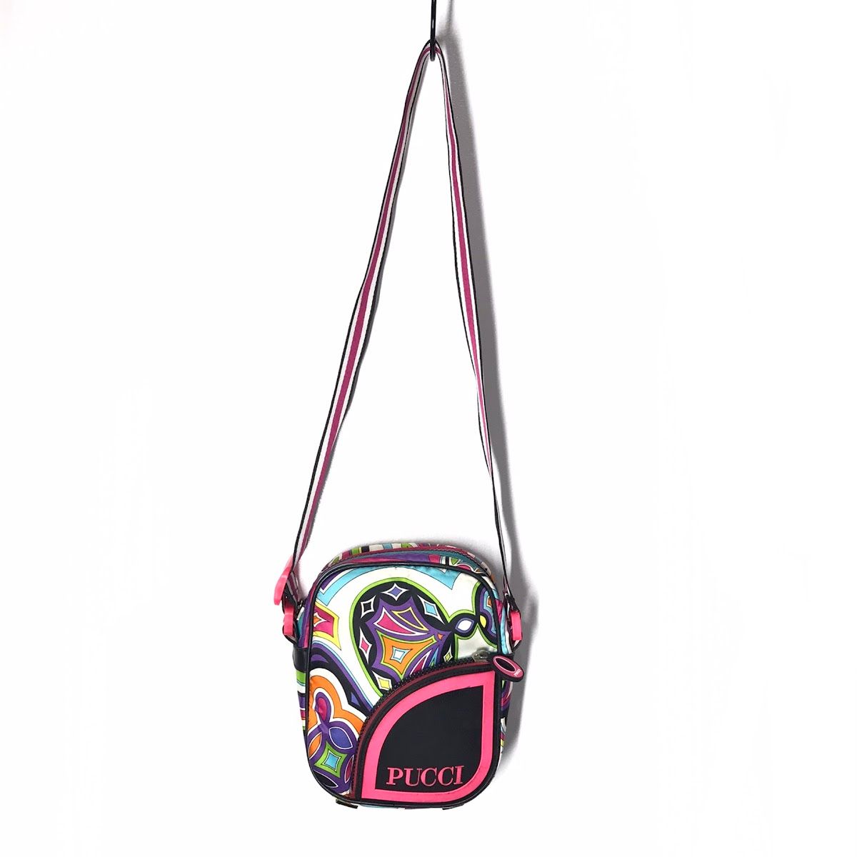 倉吉店】 中古 Emilio Pucci | エミリオプッチ ショルダーバッグ 総柄 