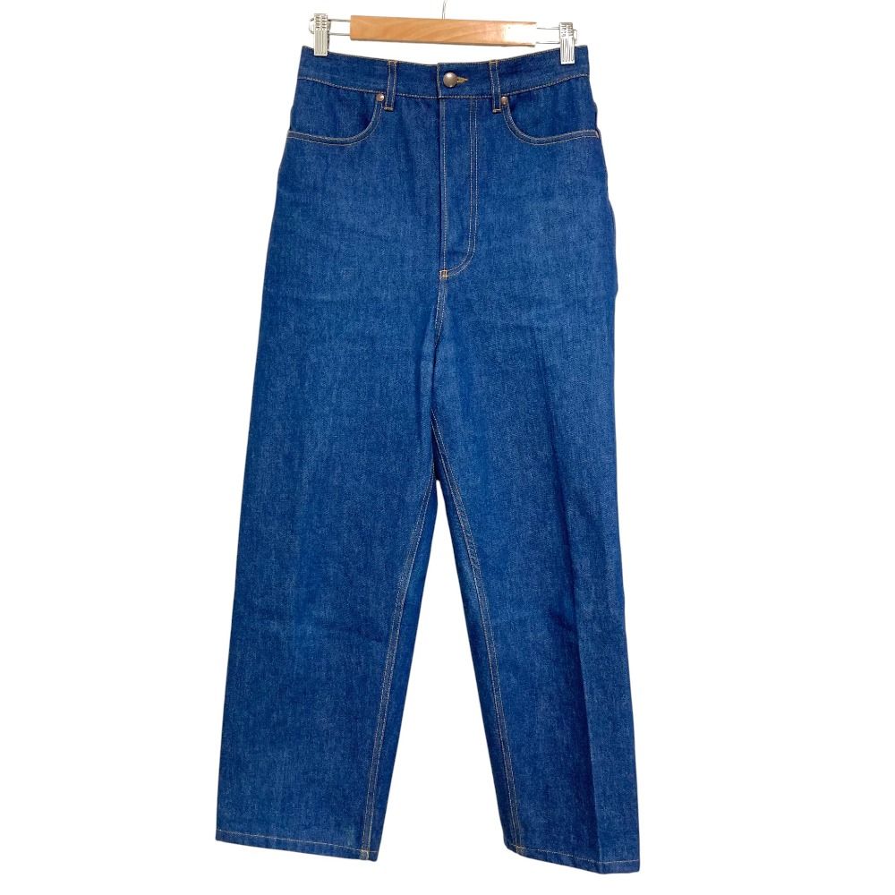 美品 Cristaseya クリスタセヤ DENIM HIGH-WAISTED JEANS デニムパンツ
