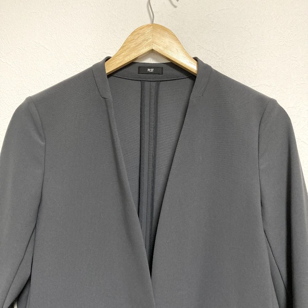 美品 24SS PLST プラステ ハイストレッチトリコットカラーレス