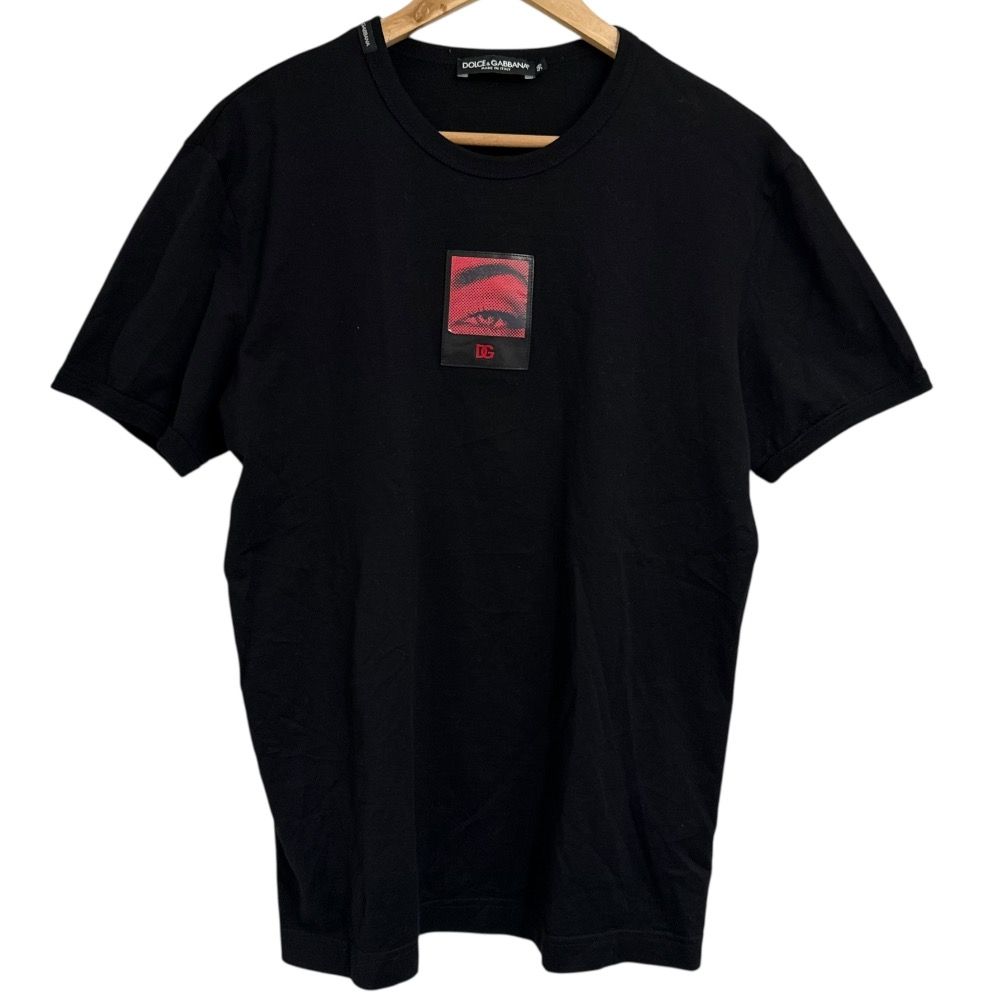 美品 DOLCE&GABBANA ドルチェ&ガッバーナ 半袖 クルーネック Tシャツ 