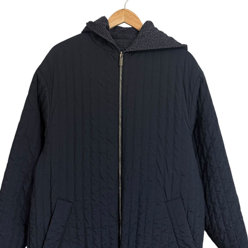 美品 EMPORIO ARMANI エンポリオアルマーニ リバーシブルフーディー