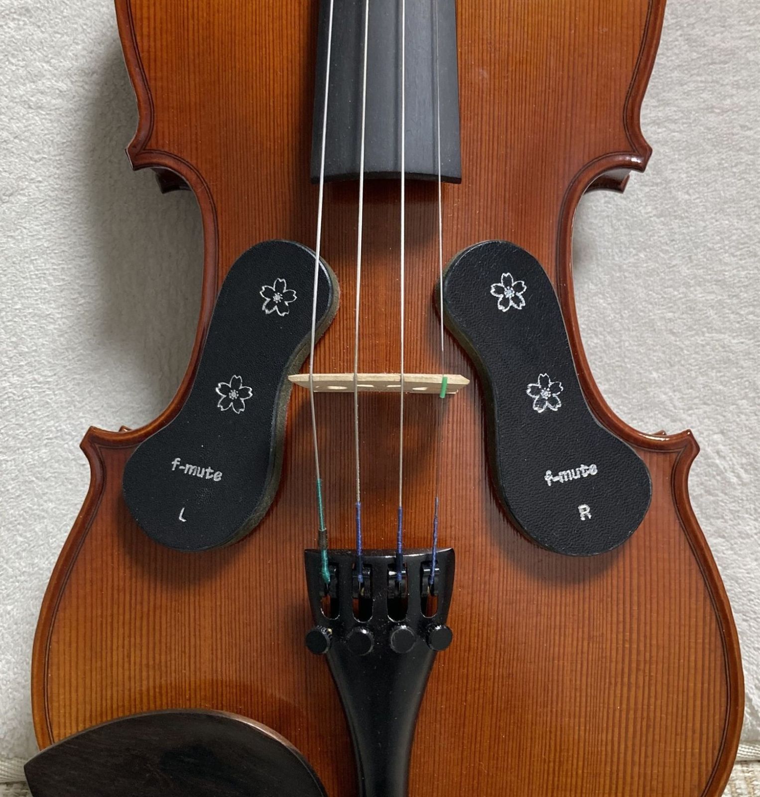 アウトレット】バイオリン ミュート（分数 3/4用）f字孔を塞ぐタイプ