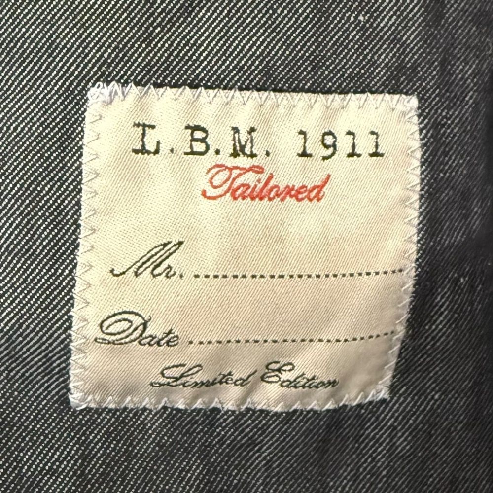 美品 L.B.M.1911 エルビーエム1911 ルビアム リネンコットン シングル