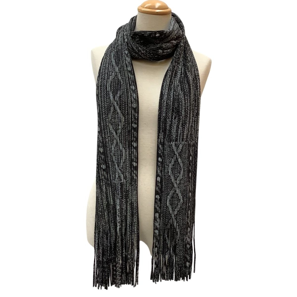 ♪♪ISSEY MIYAKE イッセイミヤケ PLEATS PLEASE ストール 総柄