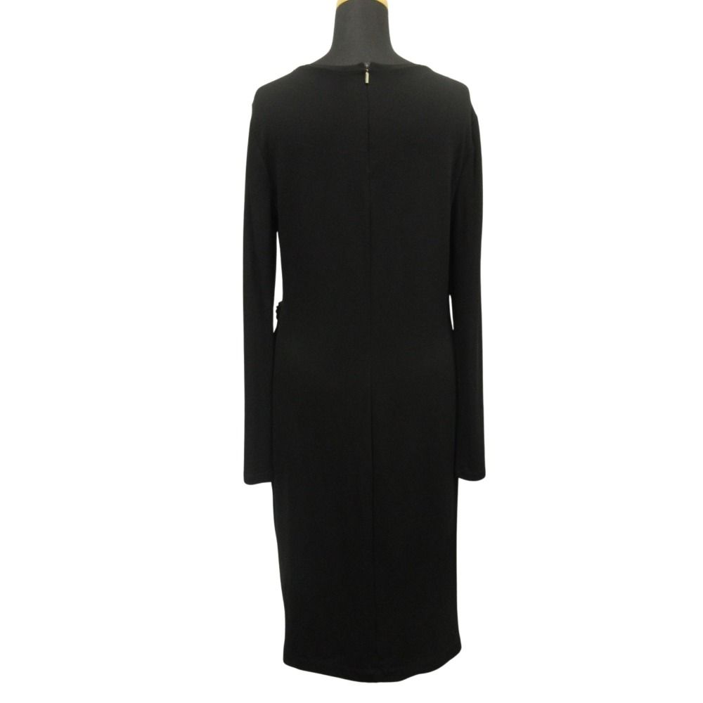 中古】Max Mara(マックスマーラ) ワンピース 七分袖/ロング 黒  