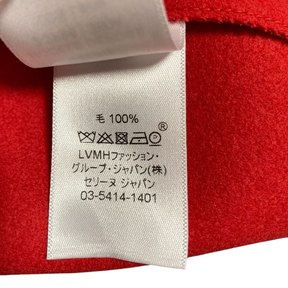 美品 CELINE セリーヌ フィービー期 ウールメルトンラップスカート