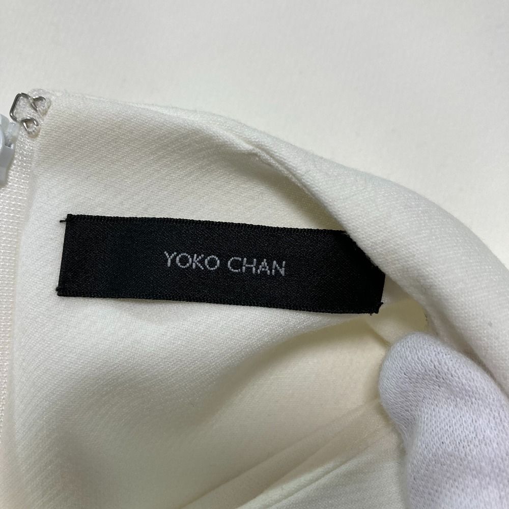 美品 YOKO CHAN ヨーコチャン 七分袖パールワンピース サイズ40