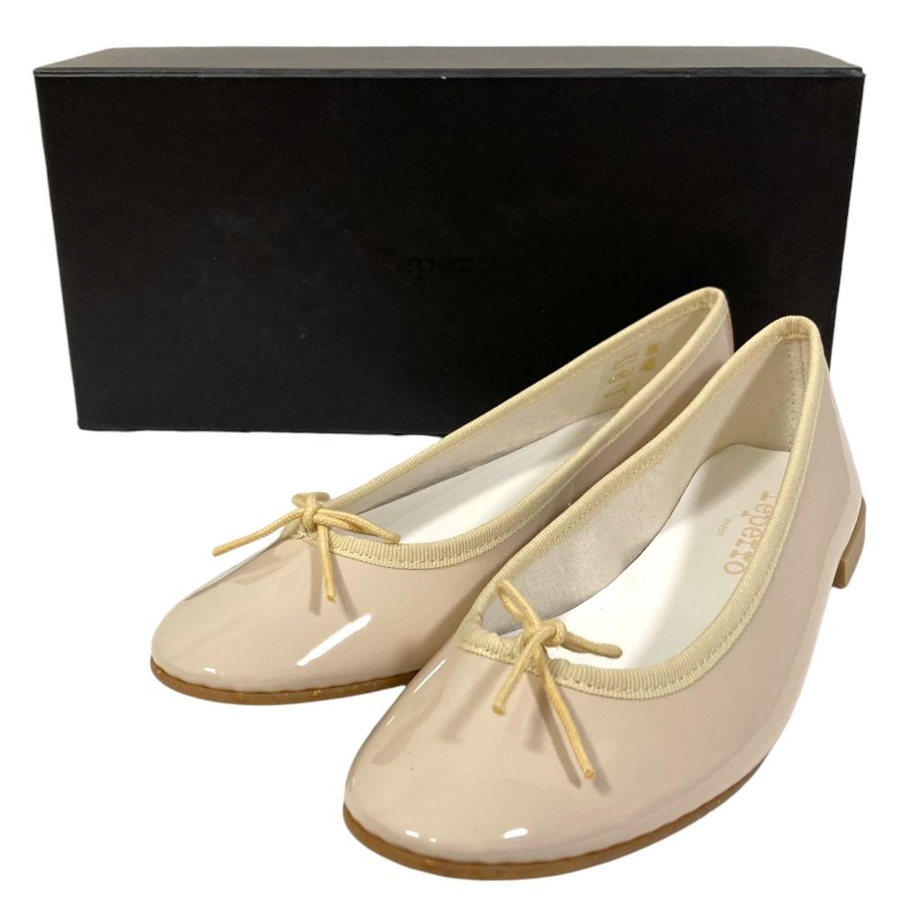 新品同様 Repetto レペット サンドリオン エナメル バレエシューズ