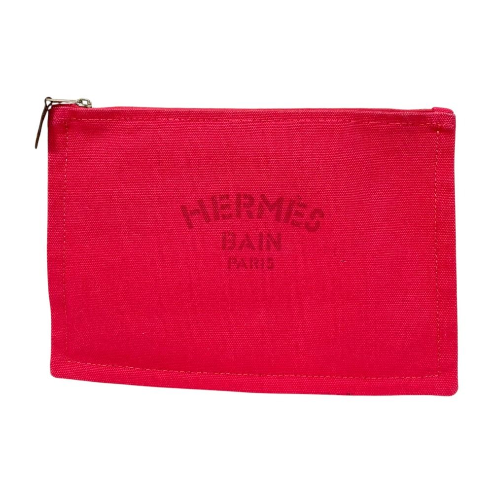 美品 HERMES エルメス BAIN ヨッティング PM ポーチ ピンク レディース