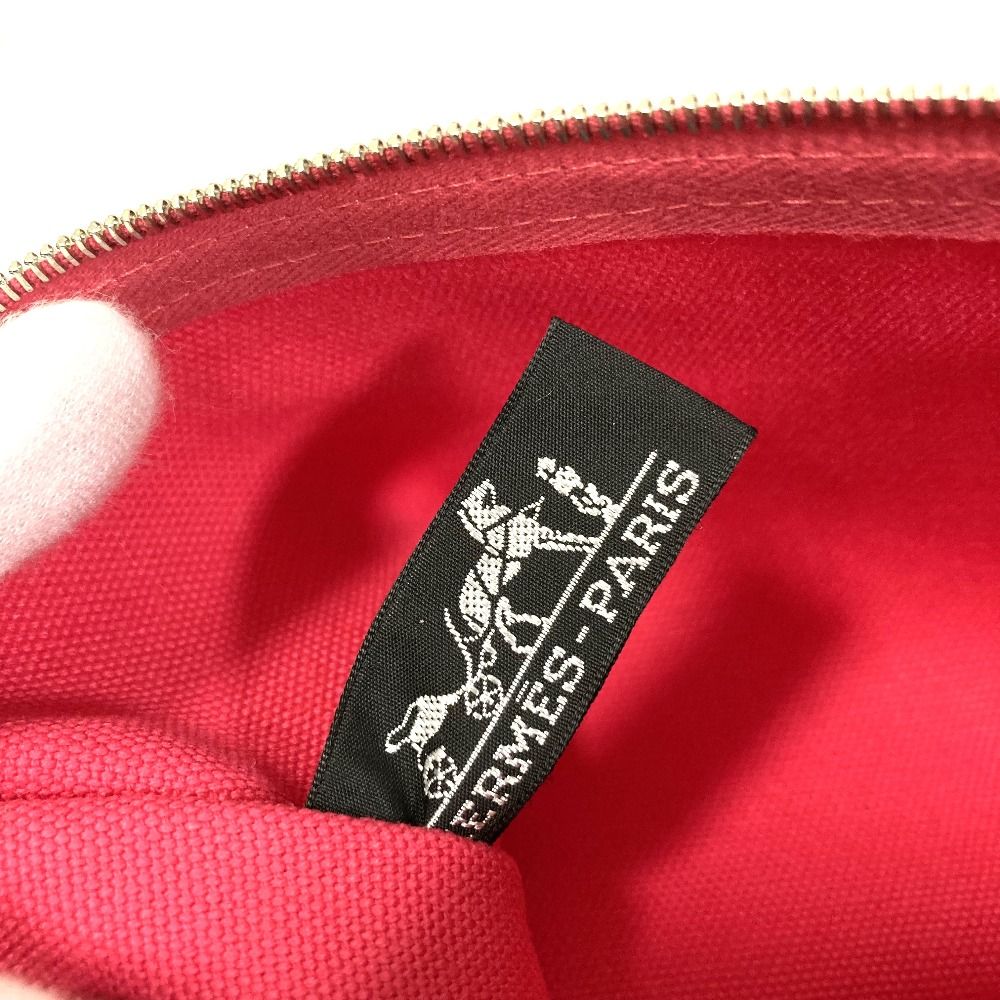 美品 HERMES エルメス BAIN ヨッティング PM ポーチ ピンク レディース