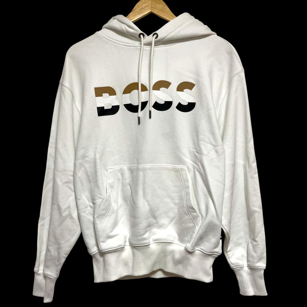 未使用 HUGO BOSS ボス ヒューゴボス ロゴプリント オーバーサイズ
