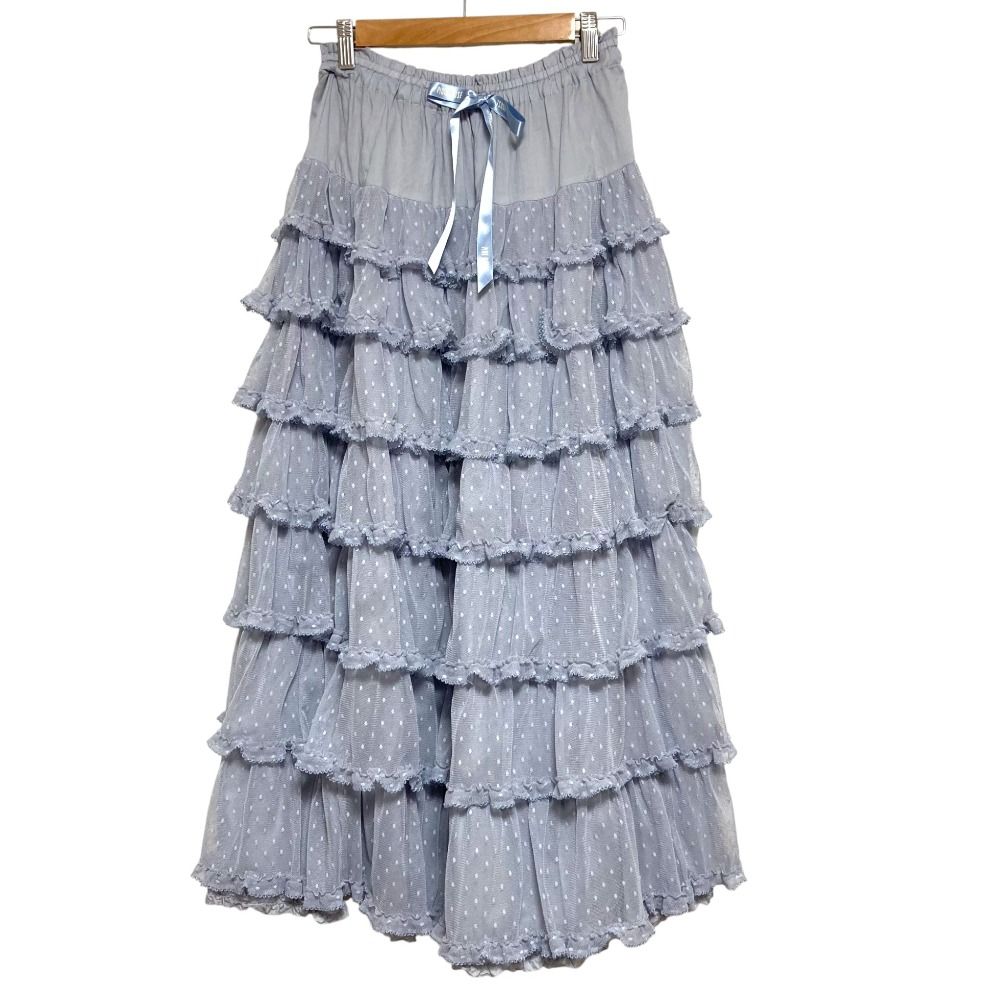 【美品】ピンクハウス　ドットチュールスカート PINK HOUSE（ピンクハウス）の「ドットチュールスカート（スカート