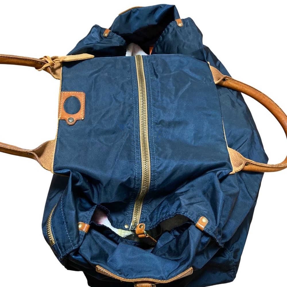 良品 Felisi フェリージ P3 ボストンバッグ ショルダーバッグ ネイビー