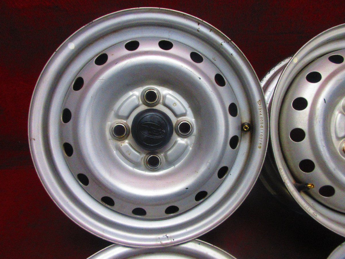 スチール ホイール 4本 ダイハツ 13 4 00 B 4穴100 45 ハブ径 54 ミラ エッセ ミラココア タントカスタム ムーヴ ラテ 51794 H N 1