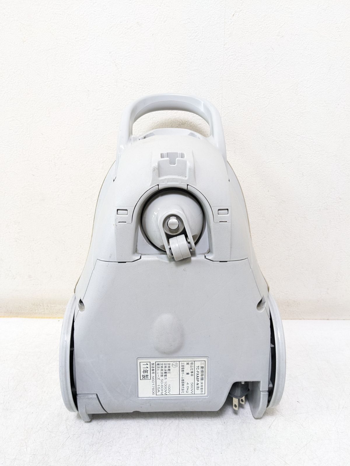 三菱電機 TC-FXA8P-N 紙パック式掃除機 2011年製 ヘッド無し 三菱電機 TC-FXA8P-N 紙パック式掃除機 2011年製 ヘッド無し - メルカリ