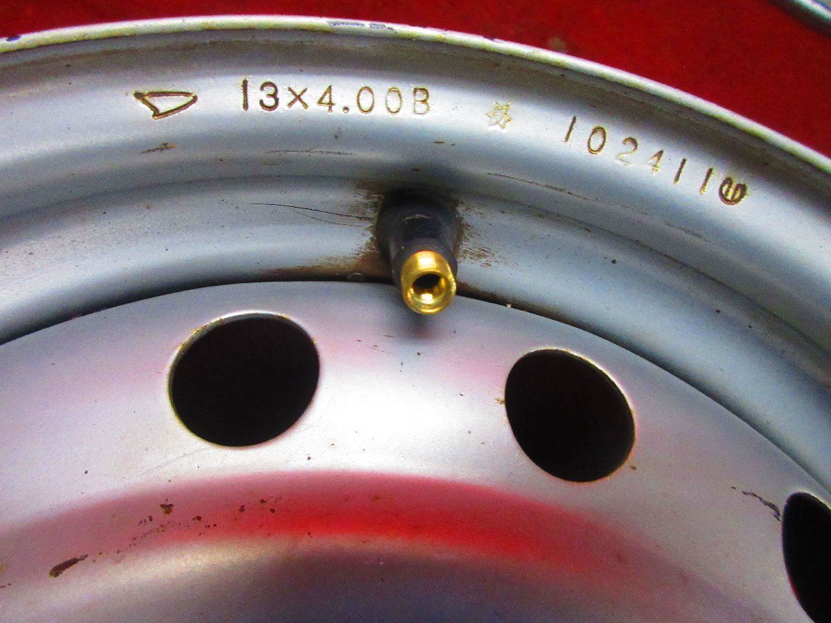  スチール ホイール 4本 ダイハツ 13 4 00 B 4穴 100 45 ハブ径 54ミラ エッセ ミラココア タントカスタム ムーヴ ラテ 52361 H N 13インチ ホイール