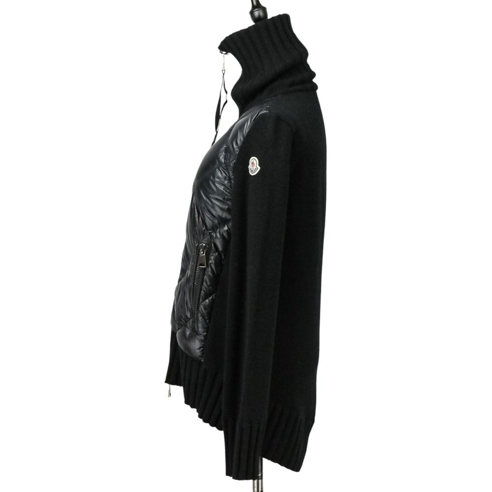 美品 MONCLER モンクレール キルティング ニット コンビ ダウン 