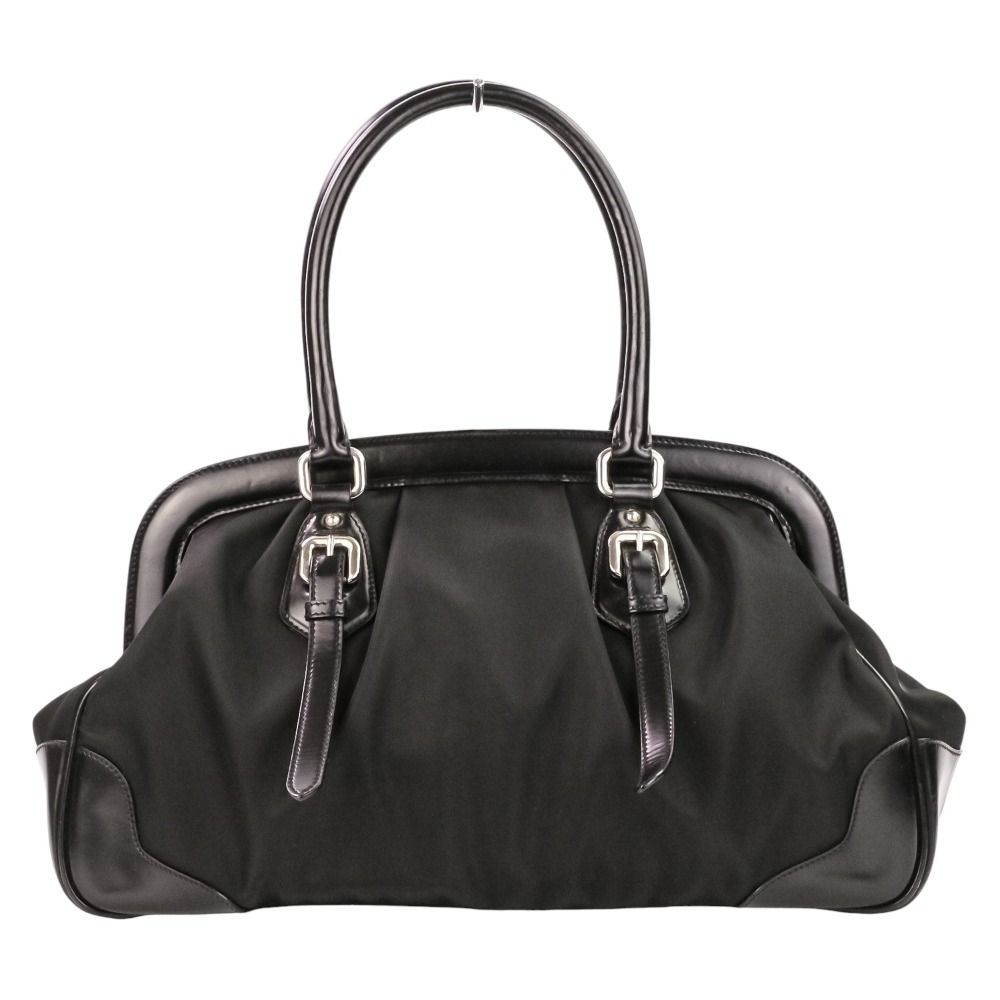 美品 PRADA プラダ トライアングルロゴプレート テスートナイロン