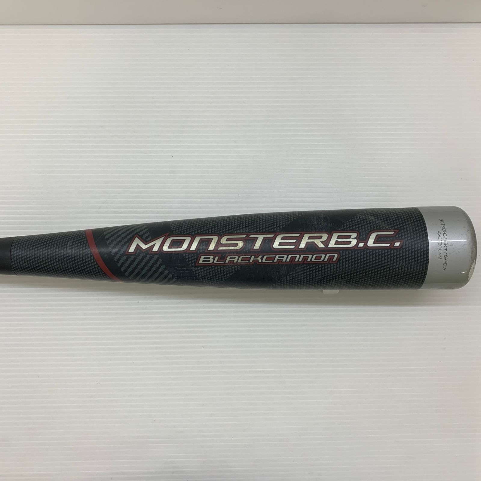 ゼット ブラックキャノン BCT31383 軟式用バット シルバー 専用ケース ゼット 一般軟式カーボンバット モンスターブラックキャノン BCT31383