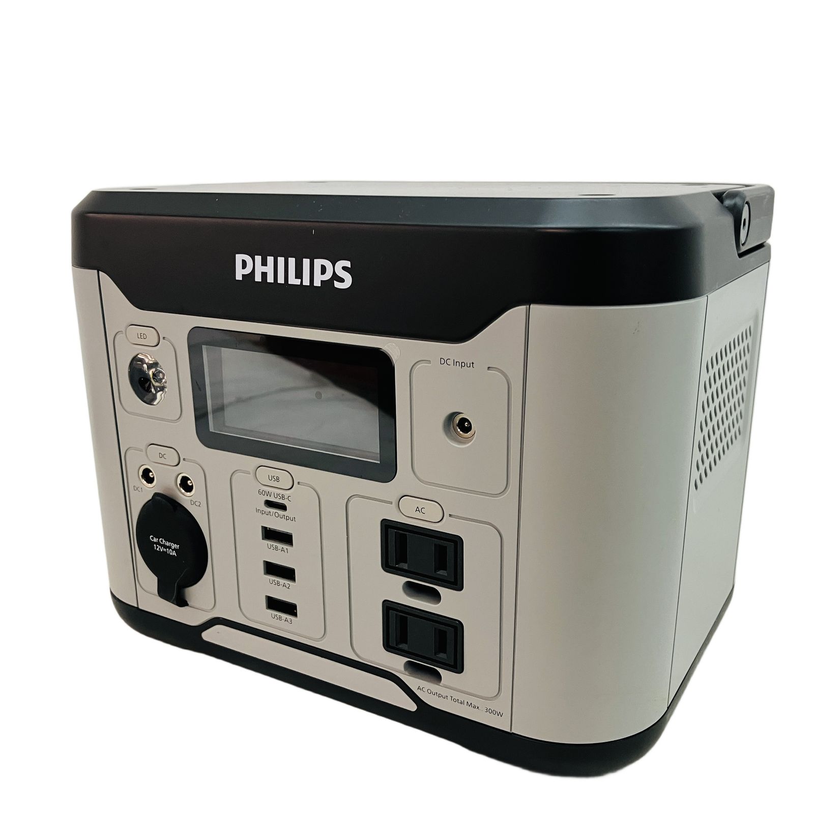 PHILIPS DLP8091C 300W/296Wh ポータブル電源 フィリップス 中古