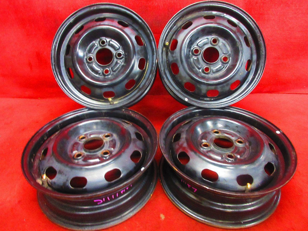 スチール ホイール 4本 ダイハツ アトレー 13 4 50 B 4穴 PCD 100 45 ハブ径 54 エッセ オプティ ミラ 51744 H