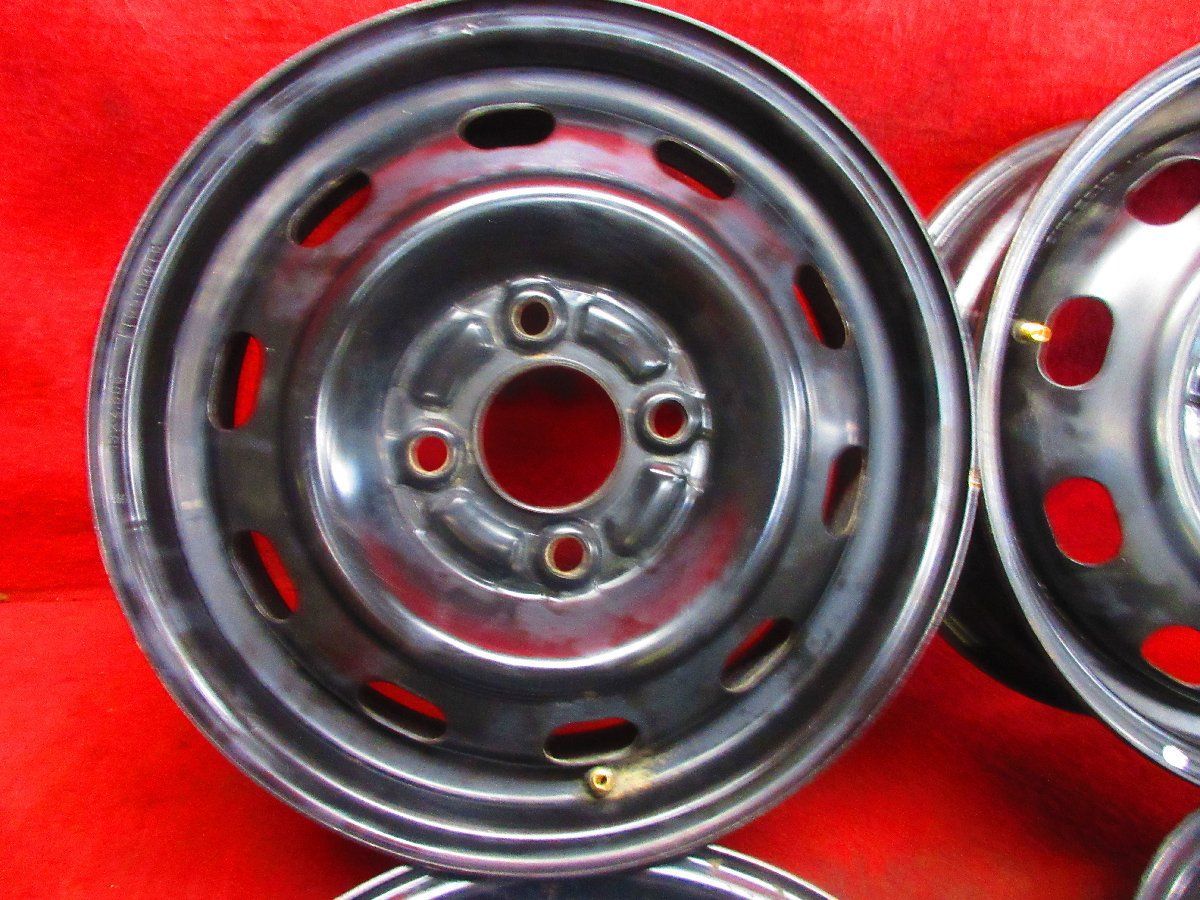 スチール ホイール 4本 ダイハツ アトレー 13 4 50 B 4穴 PCD 100 45 ハブ径 54 エッセ オプティ ミラ 51744 H