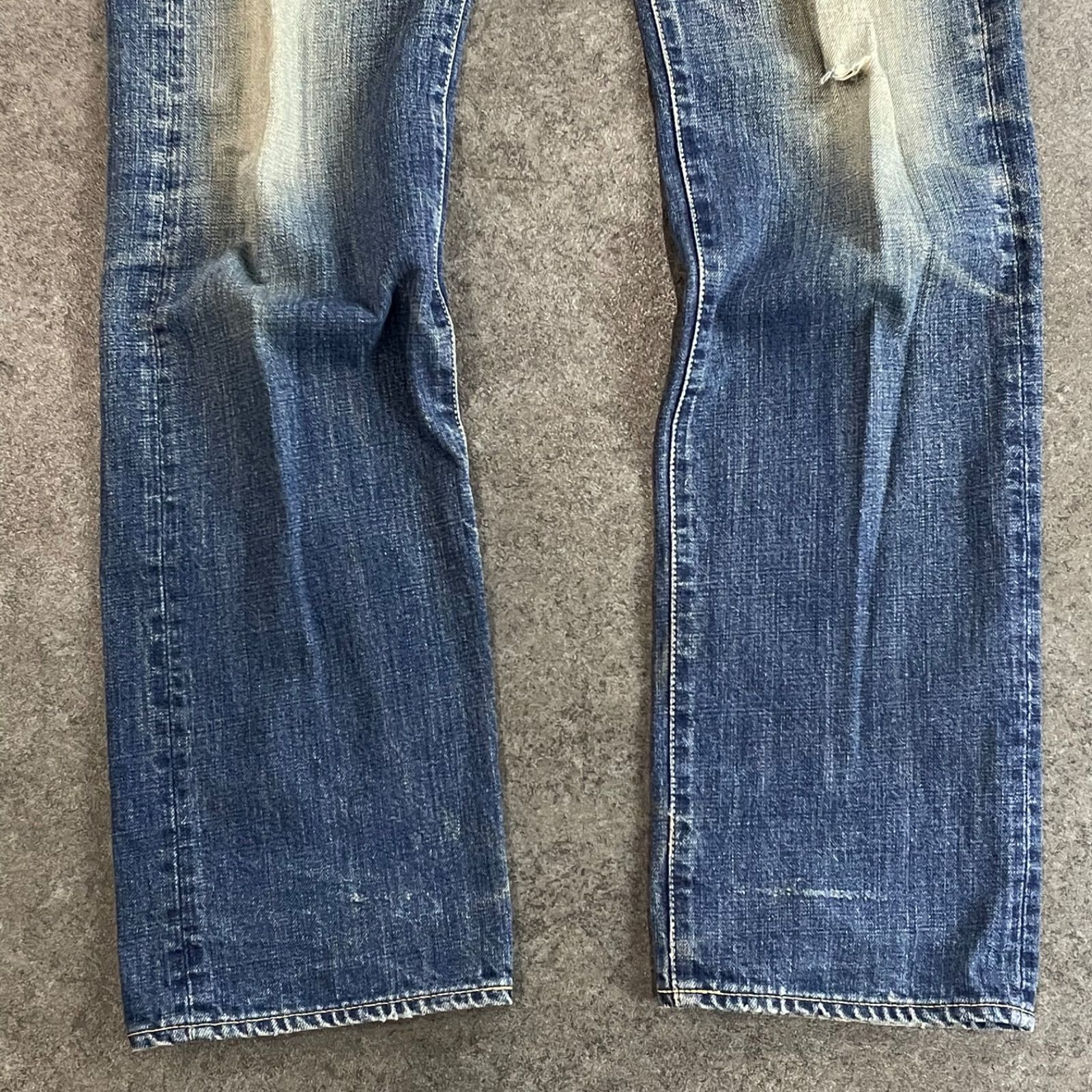 日本製 quadro Denim Jeans クオドロ ドミンゴ デニムパンツ ダメージ 