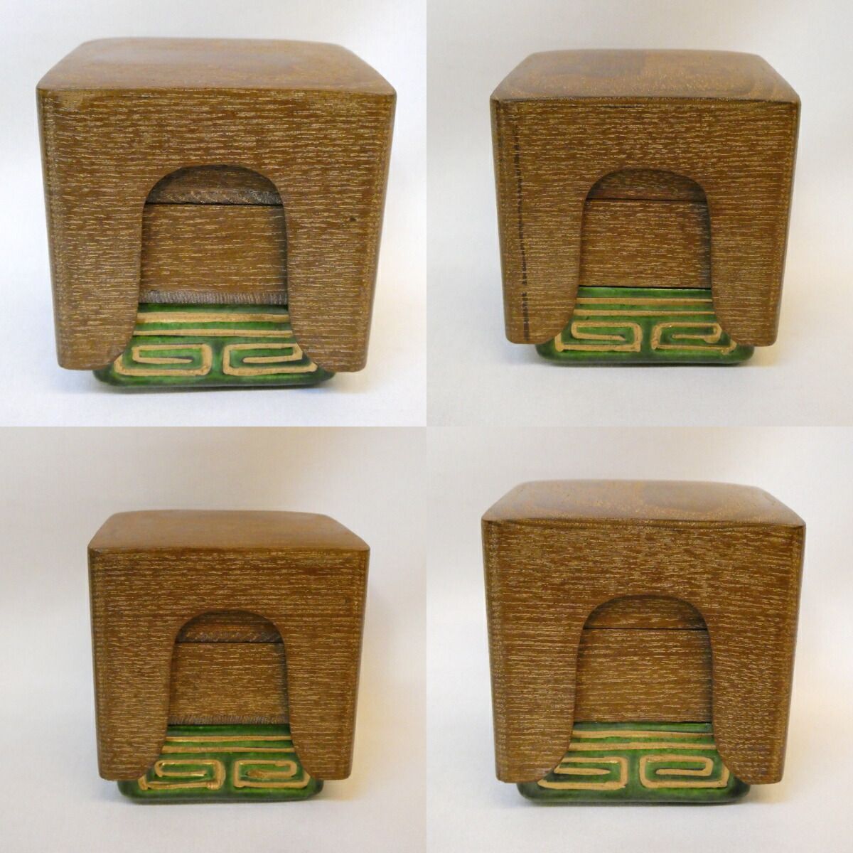 茶道具 桑香盆、聞香炉、重香合三点セット 茶道具 桑香盆、聞香炉、重