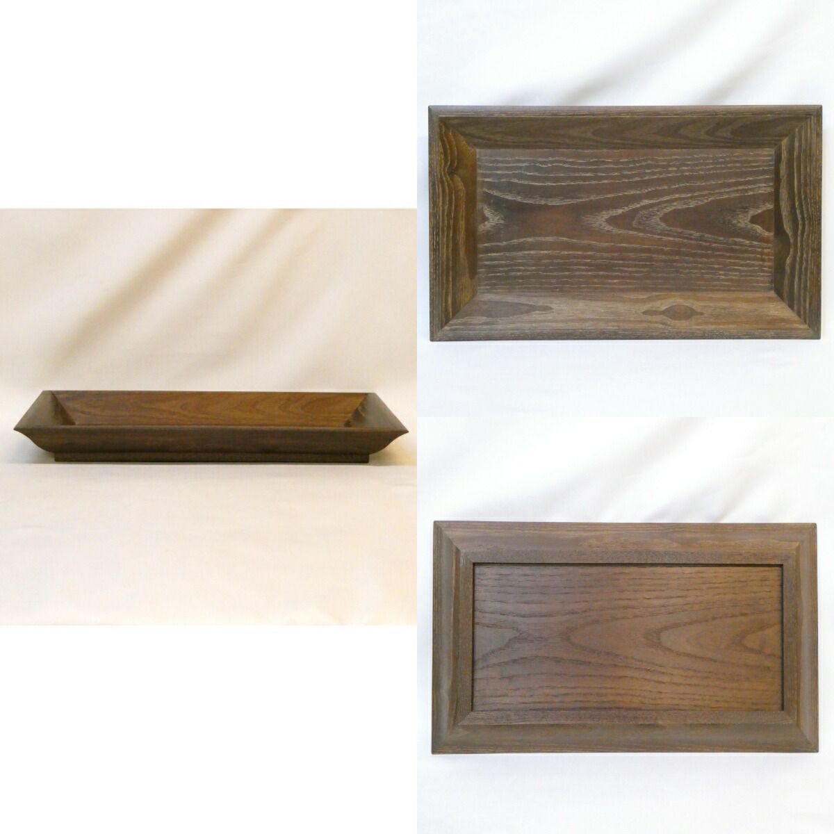 表千家流】桑香盆 三点セット（1） 川嵜和楽作 重香合、聞香炉 茶道具