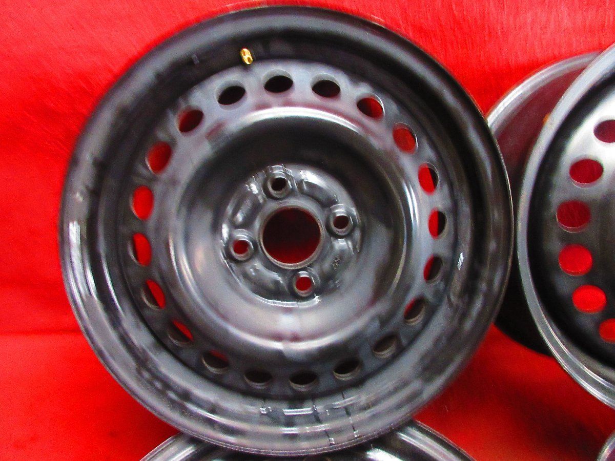 スチール ホイール 4本 ホンダ 15 5 J 4穴 100 48 ハブ径56 フリード GB 3 4 GP フィット フィットシャトル 52423 H K